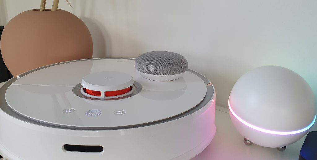 Zonstädning Xiaomi Roborock + Homey + IFTTT + Google Home Smartme.se